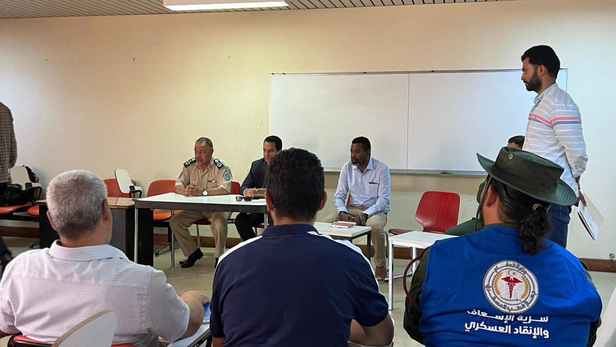 The ICRC #Libya conducted 4 days of First Aid training for 11 members of the Military Medical Corps at Mitiga Hospital from July 22-25. The training also included a session on International Humanitarian Law #IHL and the ICRC activities in Libya.