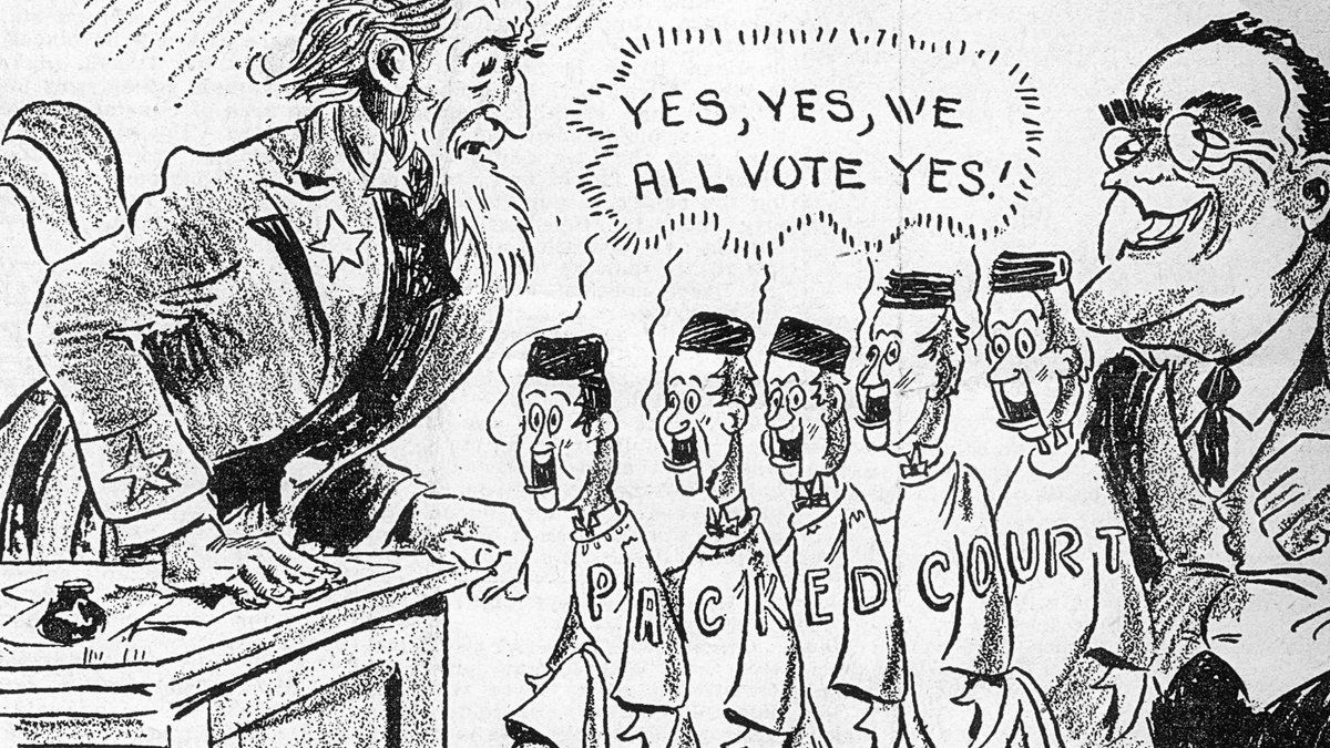 dwight_rex's tweet image. FDR, a far better man than Biden (and his handlers), gave up on his scheme to pack the Supreme Court...