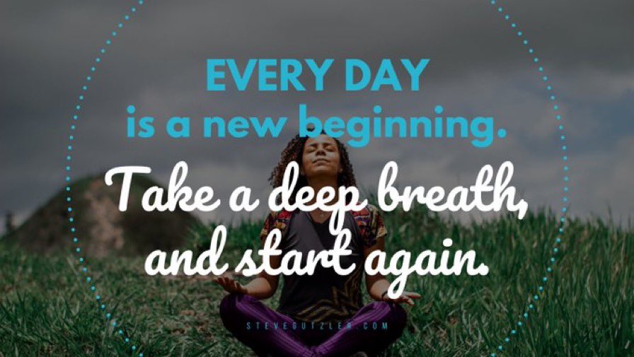 Every Day is a new beginning. ✨
Take a deep breath, and start again.
#Monday_morning  #MondayMotivation