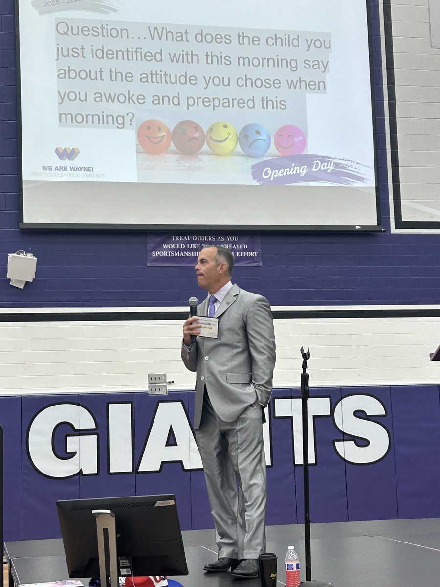 What attitude did you choose today? #wearewayne ⁦<a href="/WayneTwpSuper/">Dr. Jeff Butts</a>⁩ ⁦<a href="/WayneTwpSchools/">We Are Wayne</a>⁩