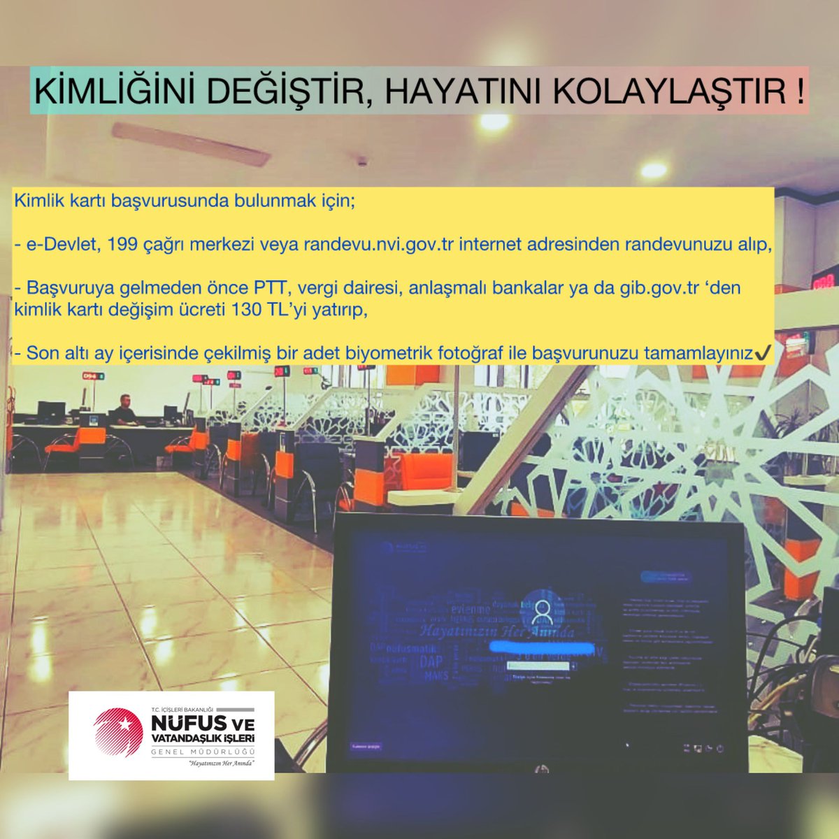 Sultanbeyli İlçe Nüfus Müdürlüğü (@s_beyli_nufus) on Twitter photo ▶️KİMLİĞİNİ DEĞİŞTİR, HAYATINI KOLAYLAŞTIR❣️
<a href="/TCNufus/">Nüfus ve Vatandaşlık İşleri Genel Müdürlüğü</a> <a href="/itasyapan/">İbrahim Taşyapan</a> <a href="/istanbulilnufus/">İstanbul İl Nüfus ve Vatandaşlık Müdürlüğü</a> <a href="/tcsultanbeyli/">Sultanbeyli Kaymakamlığı</a> ▶️KİMLİĞİNİ DEĞİŞTİR, HAYATINI KOLAYLAŞTIR❣️
<a href="/TCNufus/">Nüfus ve Vatandaşlık İşleri Genel Müdürlüğü</a> <a href="/itasyapan/">İbrahim Taşyapan</a> <a href="/istanbulilnufus/">İstanbul İl Nüfus ve Vatandaşlık Müdürlüğü</a> <a href="/tcsultanbeyli/">Sultanbeyli Kaymakamlığı</a>