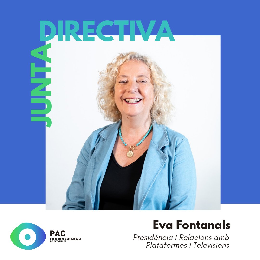 Us presentem un a un la nova Junta Directiva de PAC, que exercirà el mandat 2024-2027 💙

<a href="/EvaFontanals/">Eva Fontanals</a>, sòcia d' <a href="/arpafilms/">ARPA FILMS</a>, serà presidenta els anys 2024 i 2025.

Us deixem l'entrevista que li vam fer fa un temps:
pac.cat/entrevista-a-e…