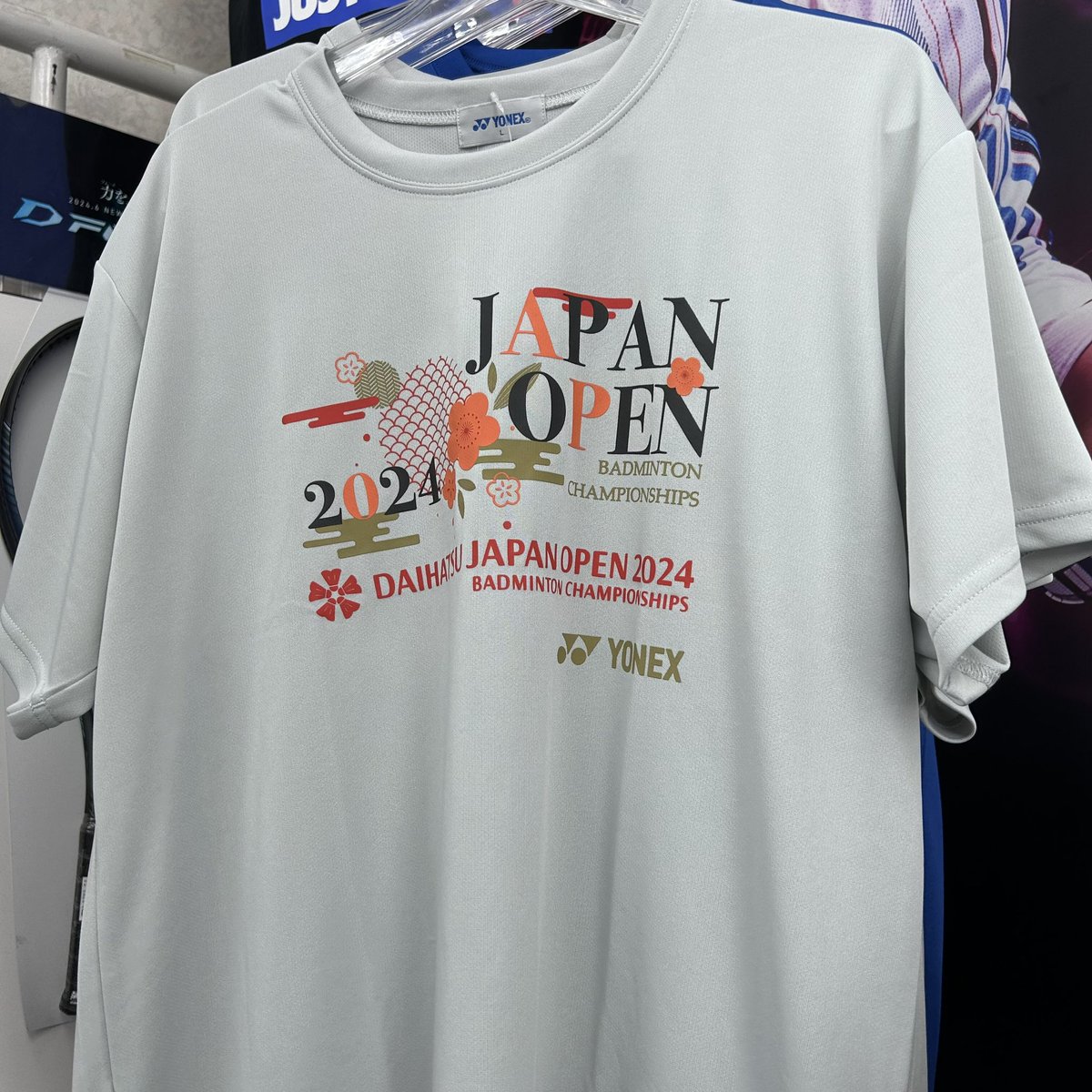 バドミントンの世界大会ダイハツジャパンオープン2024の記念Tシャツが