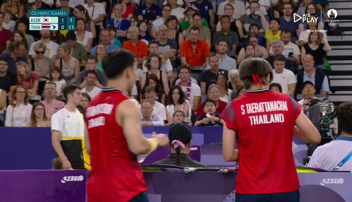 ไทยนำ11-1 ! อวยยศบาส เดชาพล คือ สุดจัด เก่งมาก เสิร์ฟดี (ตัดเกมรุก) ขุดดี ตบดี ตบฝัง แรงดีไม่มีตก เอาให้ได้❤️✌️
#แบดมินตัน
#โอลิมปิกเกมส์