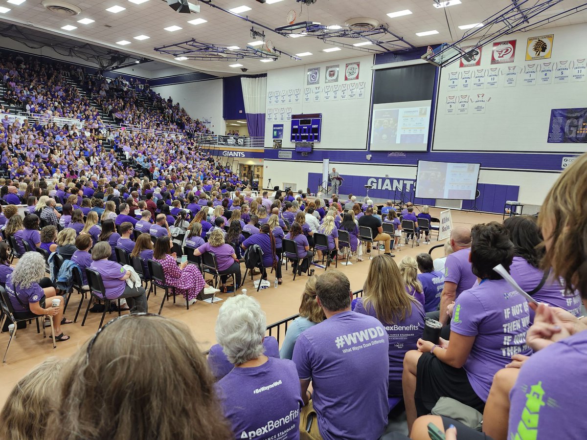 Opening Day at MSD Wayne Township! <a href="/RobeyRockets/">Robey Elementary</a> are ready! School starts for students on Wednesay. <a href="/WayneTwpSchools/">We Are Wayne</a>