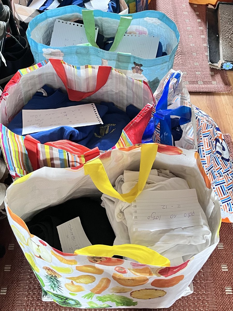 It's been a pleasure to set up and run the uniform reuse project <a href="/ST_NINIANS_PS/">St Ninians Primary School Stirling</a> over the last 6 years.  Thanks to families for donating over 11,000 items so far. Good to have new volunteers on board <a href="/StirlingCouncil/">Stirling Council</a> #reuse #circulareconomy #reuseclothes #schooluniform #nolandfill
