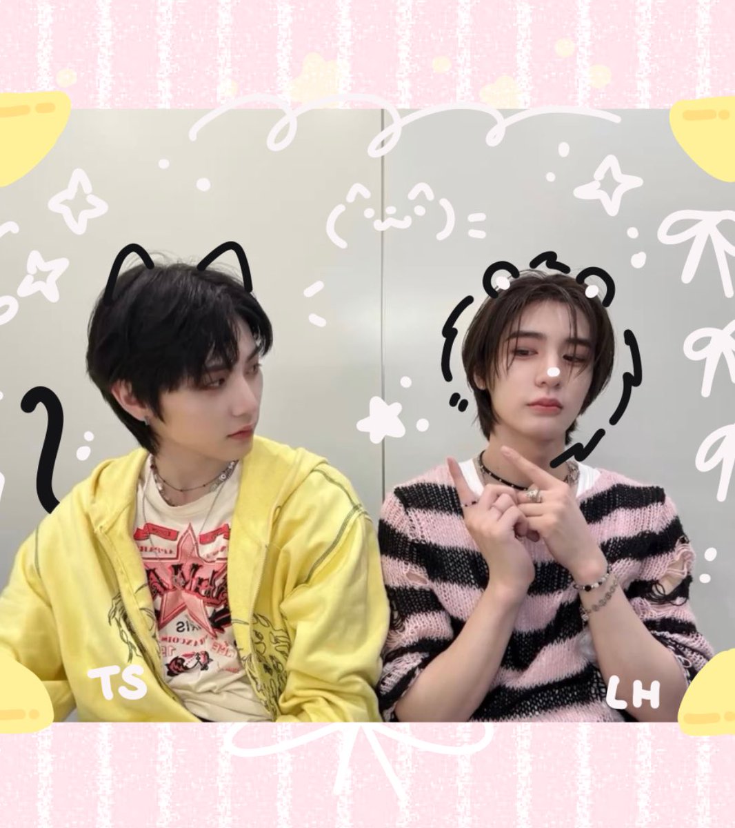 🎀🍮🐈‍⬛ super sweet gongfourz !!🍓🐠🍫
.
#BOYNEXTDOOR #fanart 
#TAESAN #태산 #LEEHAN #이한