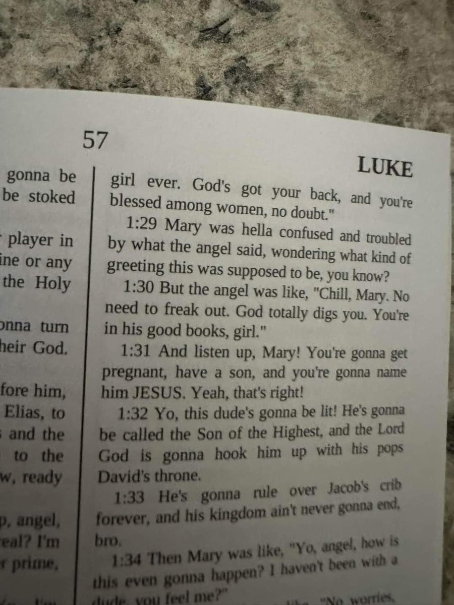 Zweli_Thixo's tweet photo. A Gen Z bible ? No guys !😭😭 https://t.co/RLRJBauSmQ