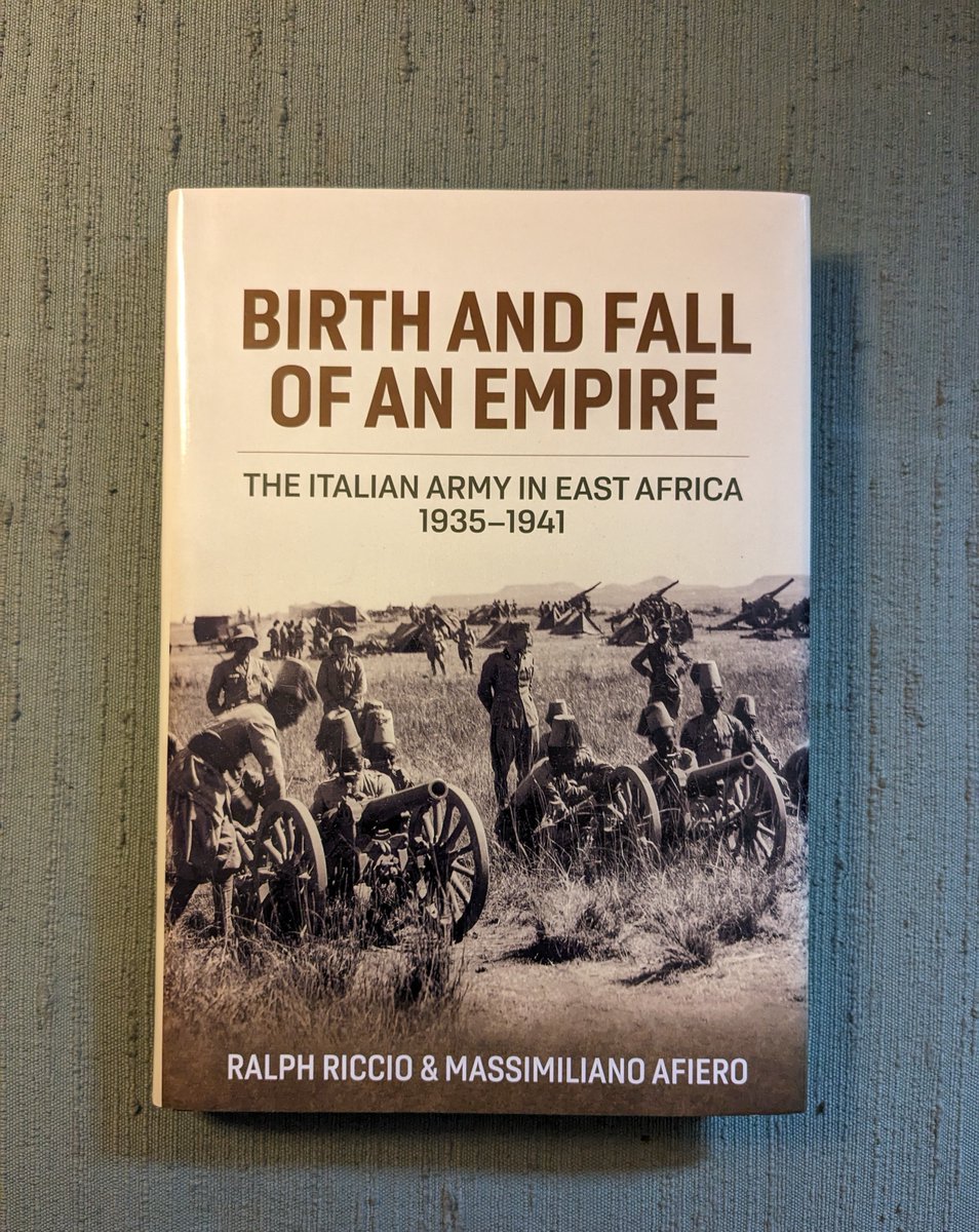 MartinKoenigsb2's tweet photo. Caspita! - the Mailman delivered!! Gotta get reading right away!! #WhatAreYouReading #BookReviews #20thCenturyHistory #MilitaryHistory #FascistiHistory #ItalianColonialHistory #ItalianHistory #Ethiopia #Eritrea #Somaliland #ItalianEastAfricanEmpire @USAS_WW1 @books2cover https://t.co/UPXhGcqiKY