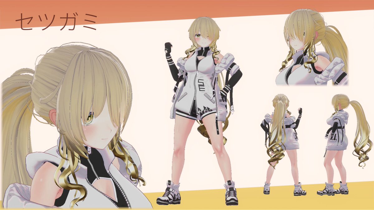 setugami's tweet photo. キャラクリ好きが災いして
色々アイデアが浮かんでしまい
結果、約6キャラ分改変してしまった。
とりあえず三面図のみだけど上げて見るぞ。
ちなみに①の一枚目の子を普段使いする予定。

① https://t.co/j45ZG9eFIa