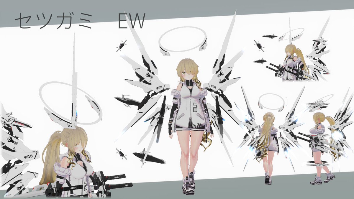setugami's tweet photo. キャラクリ好きが災いして
色々アイデアが浮かんでしまい
結果、約6キャラ分改変してしまった。
とりあえず三面図のみだけど上げて見るぞ。
ちなみに①の一枚目の子を普段使いする予定。

① https://t.co/j45ZG9eFIa