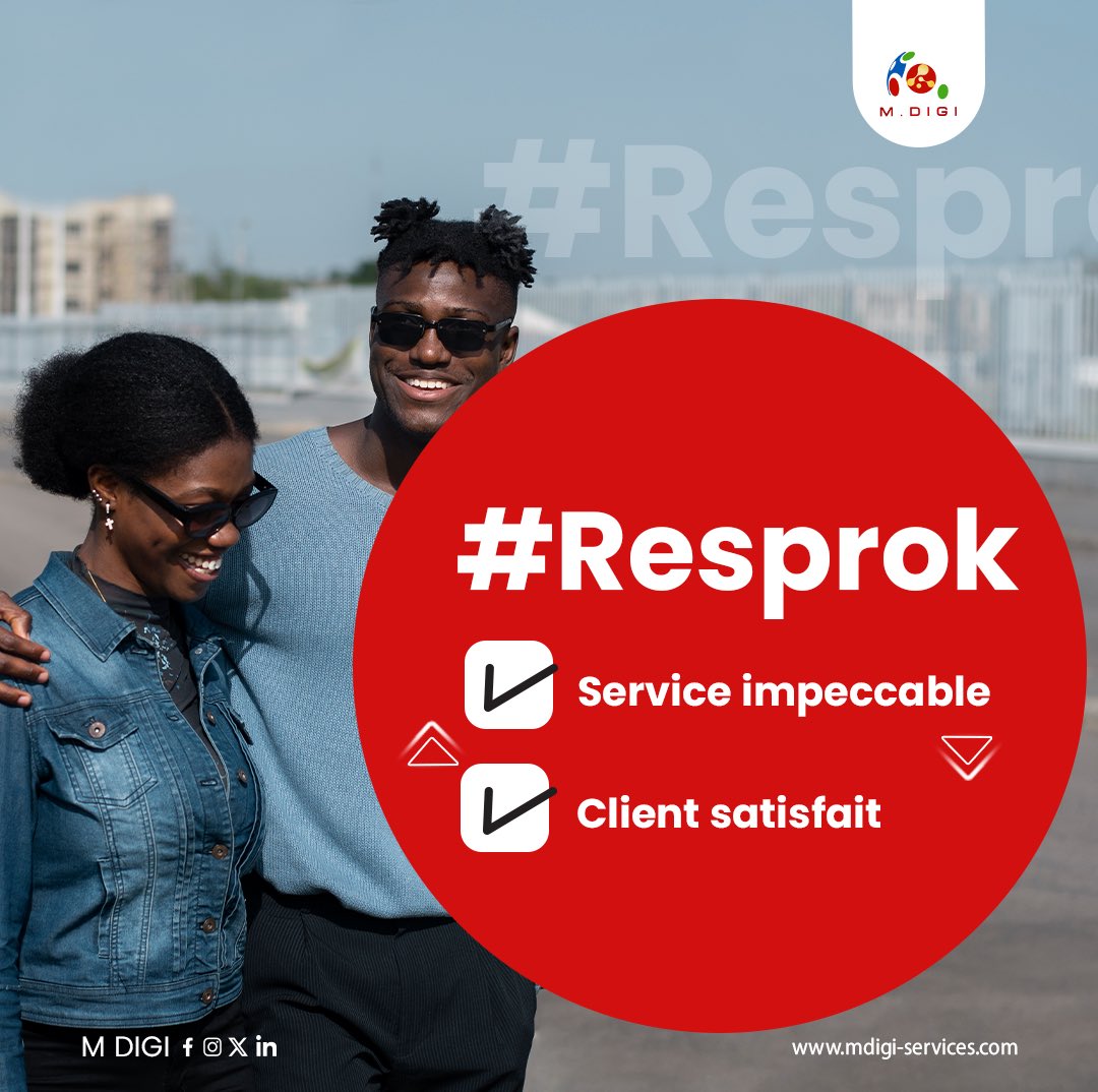 MDIGI01's tweet image. Quand l’énergie est réciproque avec nos clients, c’est dans la poche.😎

🤗Excellente semaine à vous. 

#resprok #lundi #starttheweek #bondébutdesemaine #goodmood #kinshasa #rdcongo #onlygoodvibes #lemondedigital #numerique #business #solutionsnumériques #start