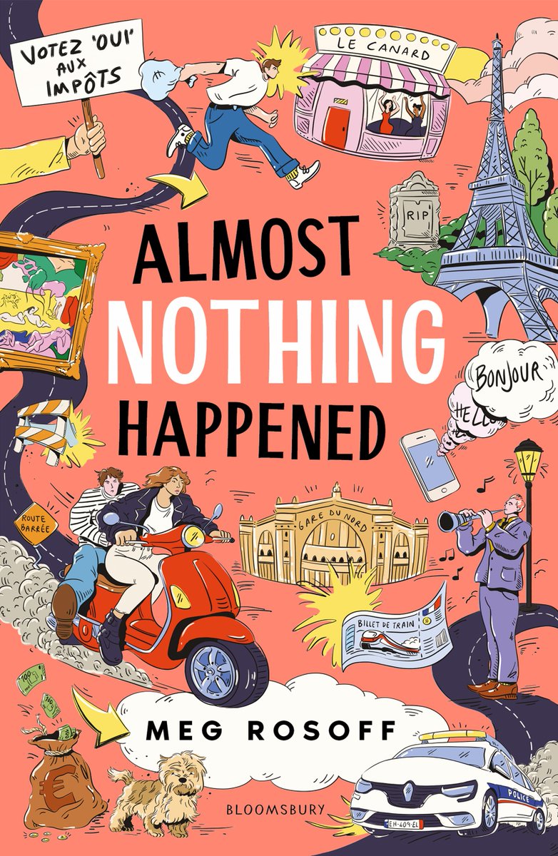 Almost Nothing Happened is an irresistible coming-of-age caper from the inimitable Meg Rosoff, this is the tale of 48 chaotic and unforgettable hours in the heat of the scorching Parisian sun. #UKLAMembers RT now for the chance to win one of 3 signed copies #UKLALucky13th