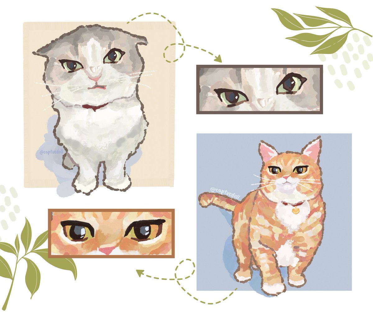 captvedoll's tweet image. Hello (˶ˆᗜˆ˵)
🕯️I’M OPEN FOR COMMISSION🕯️
Got a playful kitten, a majestic cat, or a meme-worthy furball? Let's make your fur baby into a work of art😼
One cat is 30$✨
#commissionopen #commissionart #cats #artshare