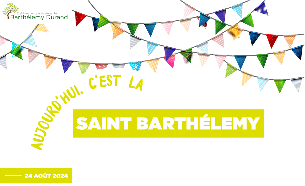 EPSBD91's tweet photo. 🎉 Bonne fête à l'EPS Barthélemy Durand ! 🎉

En ce jour de la Saint Barthélemy, nous célébrons notre engagement envers la santé mentale et nos patients.

Merci à toutes nos équipes pour leur dévouement !

#SaintBarthélemy #EPSBD https://t.co/O2kttK5OQw