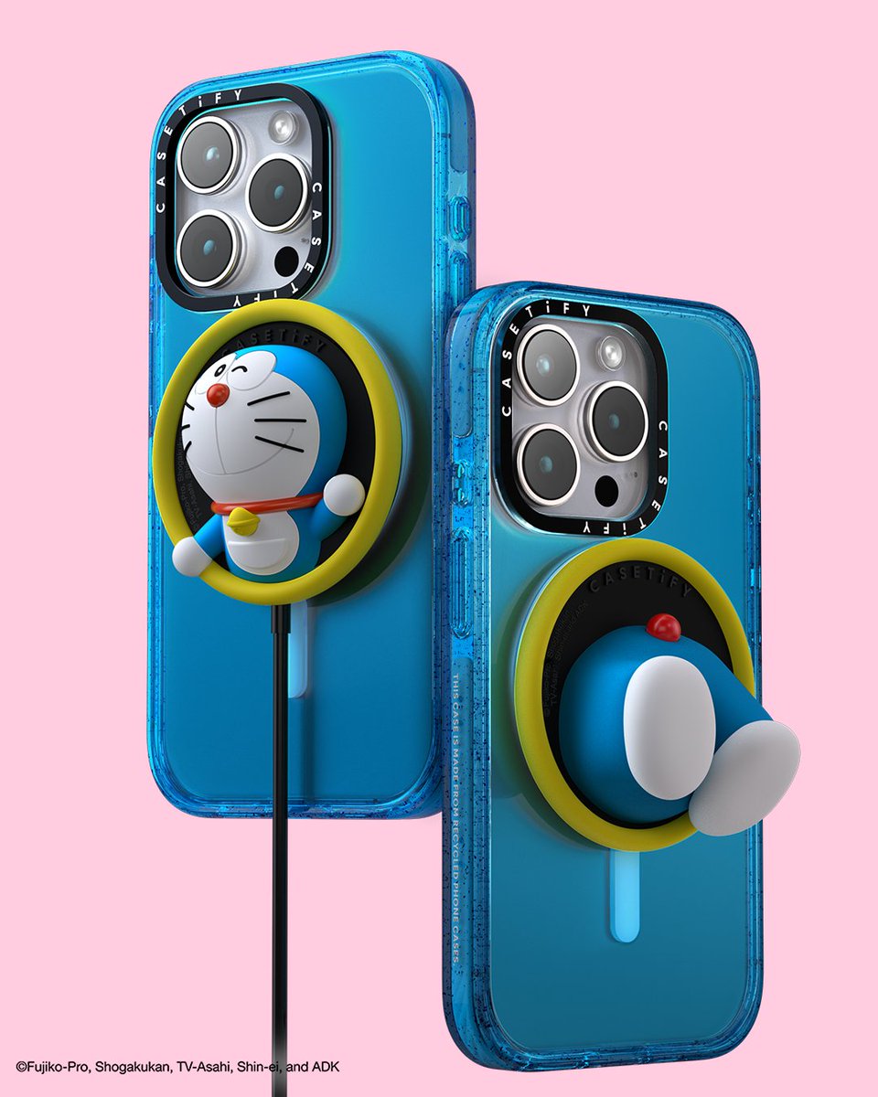 スマホを通り抜けようとしているのは……ドラえもん？ 「通りぬけフープ