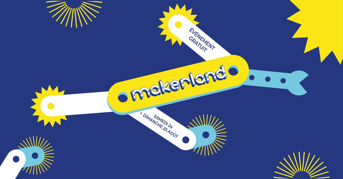 🎡 Le réseau sera présent le 25 août lors de la prochaine édition du #Makerland Festival à Nancy !

📍 Où ? Au Féru des sciences, Jarville (54)
👉​ urlz.fr/rrzq

​Nous vous inviterons à créer votre tiers-lieu à l'aide de notre malle "Mon tiers-lieu idéal" !