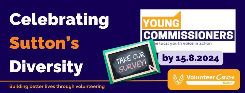 Community Action Sutton (@comactionsutton) on Twitter photo Do you work with or support a group or community that represents any form of diversity, including? Help the Volunteer Centre Sutton’s Young Commissioners understand more about what makes Sutton diverse by completing their survey forms.office.com/pages/response…
<a href="/VCSutton1/">Volunteer Centre Sutton</a> <a href="/RCANews/">Riverside CA</a> Do you work with or support a group or community that represents any form of diversity, including? Help the Volunteer Centre Sutton’s Young Commissioners understand more about what makes Sutton diverse by completing their survey forms.office.com/pages/response…
<a href="/VCSutton1/">Volunteer Centre Sutton</a> <a href="/RCANews/">Riverside CA</a>