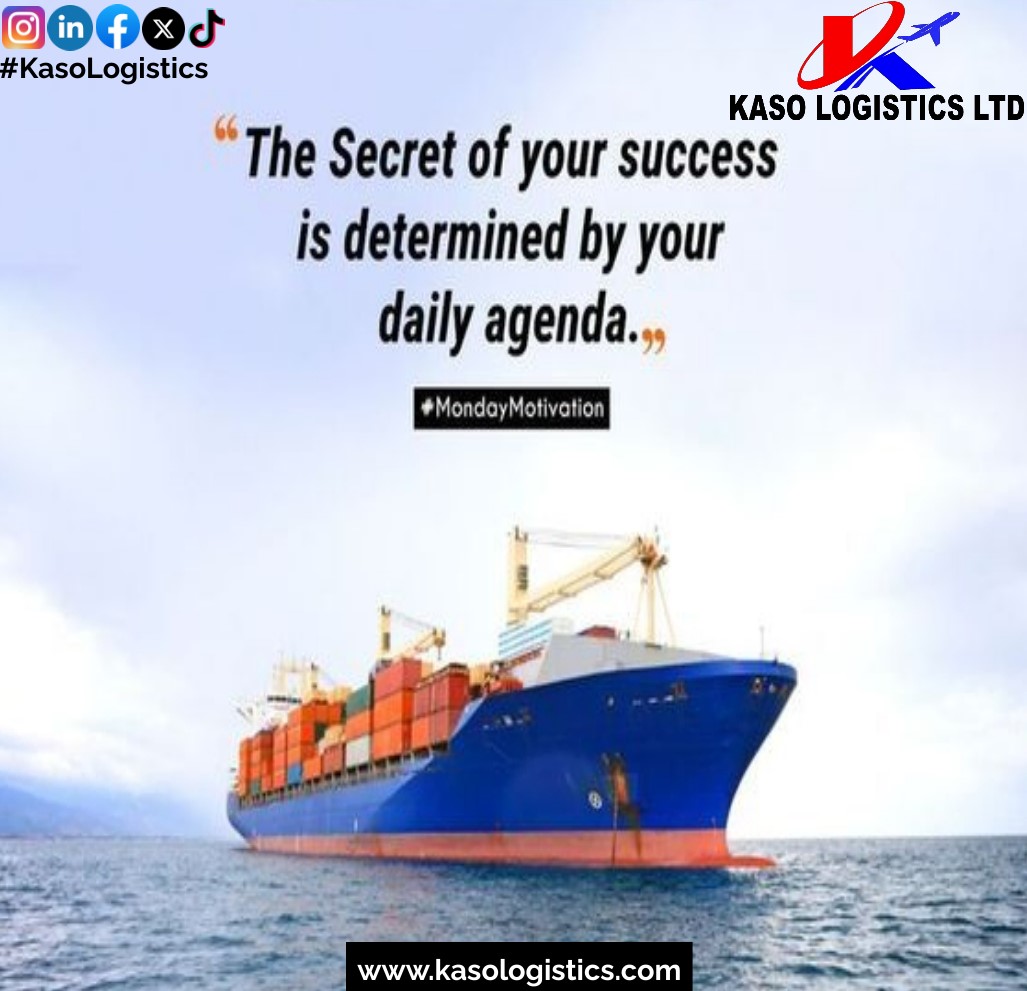 kaso_logistics's tweet photo. ๐๐ก๐ ๐๐๐๐ซ๐๐ญ ๐จ๐ ๐ฒ๐จ๐ฎ๐ซ ๐ฌ๐ฎ๐๐๐๐ฌ๐ฌ ๐ข๐ฌ ๐๐๐ญ๐๐ซ๐ฆ๐ข๐ง๐๐ ๐๐ฒ ๐ฒ๐จ๐ฎ๐ซ ๐๐๐ข๐ฅ๐ฒ ๐๐ ๐๐ง๐๐.ย #MondayMotivation #KasoLogistics #FreightForwarder #LogisticsCompany #NewWeek #HelloMonday #MondayQuotes #SecretSuccess https://t.co/5PTHg9KNX4