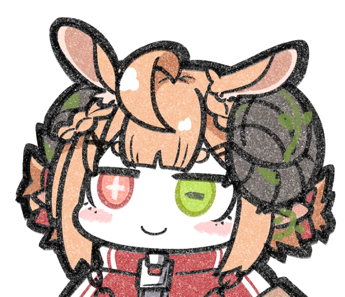 いろんな表情のカカ・エツボニールさんかいた #絵ツボニール #いろんな表情のvtuberさん