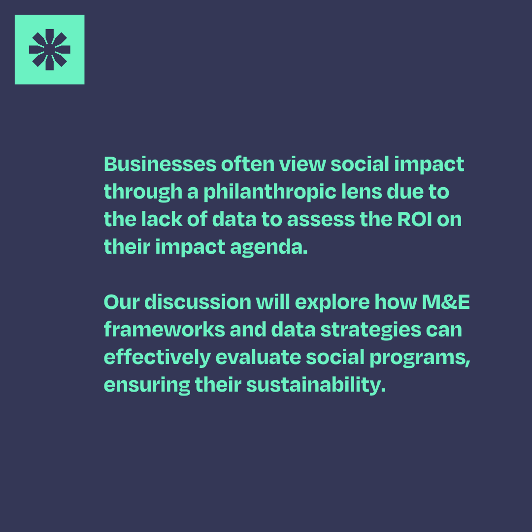 📢 First panel discussion of GBF 24:

Globally, ESG leaders earned an average annual stock return of 12.9%, compared to an average 8.6% yearly stock return earned by non-ESG companies. Are businesses equipped with the tools to measure the return on their social impact investment?