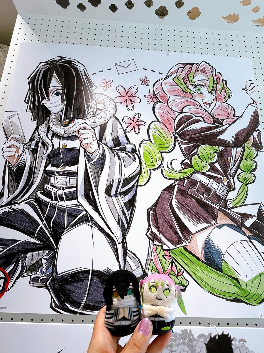 「沢山の滅キャラ達に囲まれた空間…眼福でした楽しかったです 」|あいすのイラスト