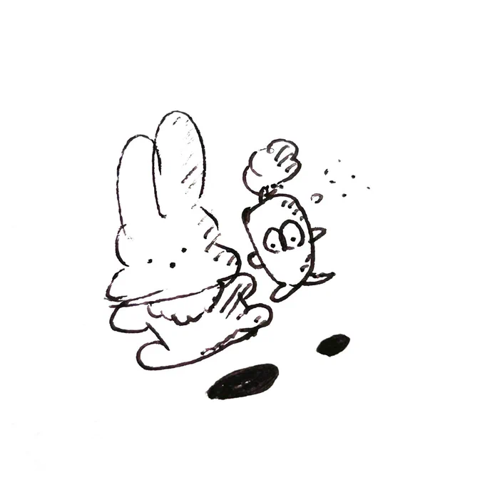 ラビとキャロ🐰🥕💦💦💦 