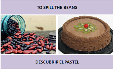El Clemente Inglés (@eclementeingles) on Twitter photo #IdiomsECI
("To spill the beansâ = "Descubrir el pastelâ) (Ser un bocazas y revelar un secreto.)
Ej.: âSo who spilled the beans about her affair with David?â (âY bien ÂżquiĂ©n destapĂł el pastel de su lio con David?)
Pron.: /tuË spÉȘl Ă°É biËnz/
(elclementeingles.blogspot.com/2017/04/martesâŠ) #IdiomsECI
("To spill the beansâ = "Descubrir el pastelâ) (Ser un bocazas y revelar un secreto.)
Ej.: âSo who spilled the beans about her affair with David?â (âY bien ÂżquiĂ©n destapĂł el pastel de su lio con David?)
Pron.: /tuË spÉȘl Ă°É biËnz/
(elclementeingles.blogspot.com/2017/04/martesâŠ)