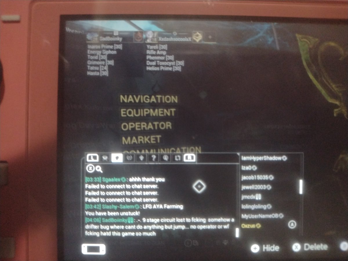 SadBoiinky's tweet photo. Link to forums.. #warframe sucks ass https://t.co/dWf9QIoNBL