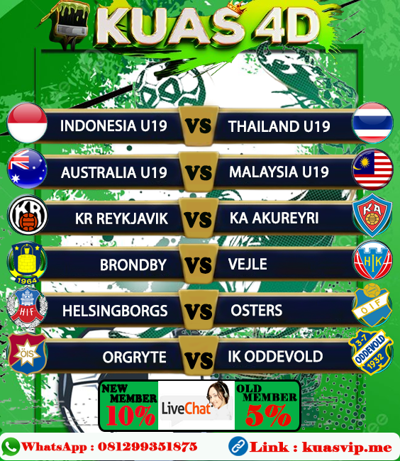 Kuas4D's tweet photo. Dengan menu jadwal pertandingan BOLA terlengkap ada disini 🙂
Link Daftar Tersedia disini : https://t.co/0X9XQnGMe1
Untuk WhatsApp KUAS4D silakan add yah kaka 🙂
https://t.co/xVbGD0IbzF https://t.co/4EyD3WzP9z