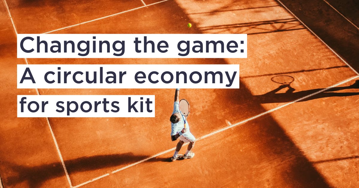 From trainers to tennis balls, football kits to fishing wire, sport generates enormous quantities of waste. But this shouldn’t mean game over. The power of sport to achieve impressive feats can be harnessed to change this story: links.emf.org/3Su0Ztj

#CircularEconomy