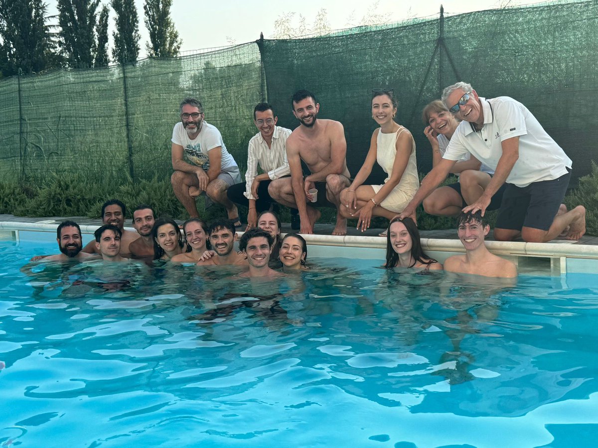 DalcanaleG's tweet photo. Thinking back to last weekend at our pool party with a beautiful barbecue! A nice weekend for the group and a great way to cool off from the hellish heat! https://t.co/LfGjITWV7A