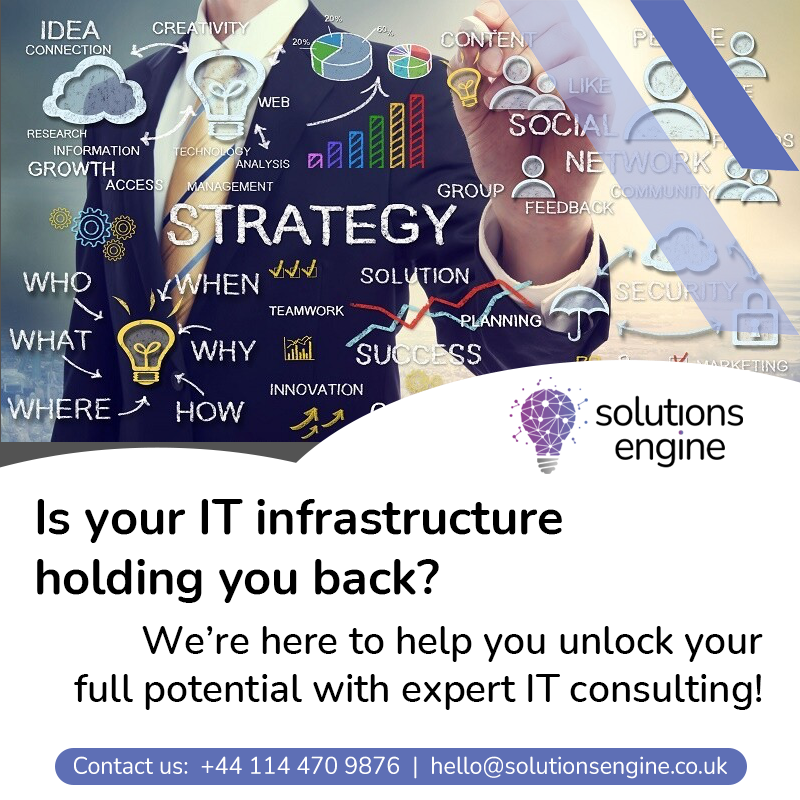 UKSolutionsEng's tweet image. 🚀 Is your IT infrastructure holding you back?

Solutions Engine is here to help you unlock your full potential with expert IT consulting services.

Read more here 👉 solutionsengine.co.uk/it-consultancy/

#ITConsulting #SolutionsEngine #TechSolutions #BusinessGrowth #UnlockYourPotential