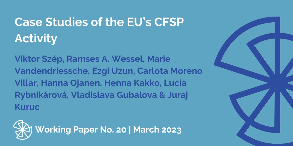 ENGAGE (@engage_europe) on Twitter photo Are the 🇪🇺's Common Foreign and Security Policy and its instruments effective?
Read <a href="/viktorszep/">Viktor Szép</a>, <a href="/RamsesWessel/">Ramses A. Wessel 🇪🇺</a>, <a href="/MaryVdd/">Marie Vandendriessche</a>, <a href="/uzunezg/">Ezgi Uzun Teker</a>, <a href="/HannaOjanen/">Hanna Ojanen</a>, <a href="/hennakakko/">Henna Kakko</a>, <a href="/LRybnikarova/">Lucia Rybnikárová</a>, Carlota Moreno Villar, Vladislava Gubalova & Juraj Kuruc's analysis below 👇
engage-eu.eu/wp20 Are the 🇪🇺's Common Foreign and Security Policy and its instruments effective?
Read <a href="/viktorszep/">Viktor Szép</a>, <a href="/RamsesWessel/">Ramses A. Wessel 🇪🇺</a>, <a href="/MaryVdd/">Marie Vandendriessche</a>, <a href="/uzunezg/">Ezgi Uzun Teker</a>, <a href="/HannaOjanen/">Hanna Ojanen</a>, <a href="/hennakakko/">Henna Kakko</a>, <a href="/LRybnikarova/">Lucia Rybnikárová</a>, Carlota Moreno Villar, Vladislava Gubalova & Juraj Kuruc's analysis below 👇
engage-eu.eu/wp20