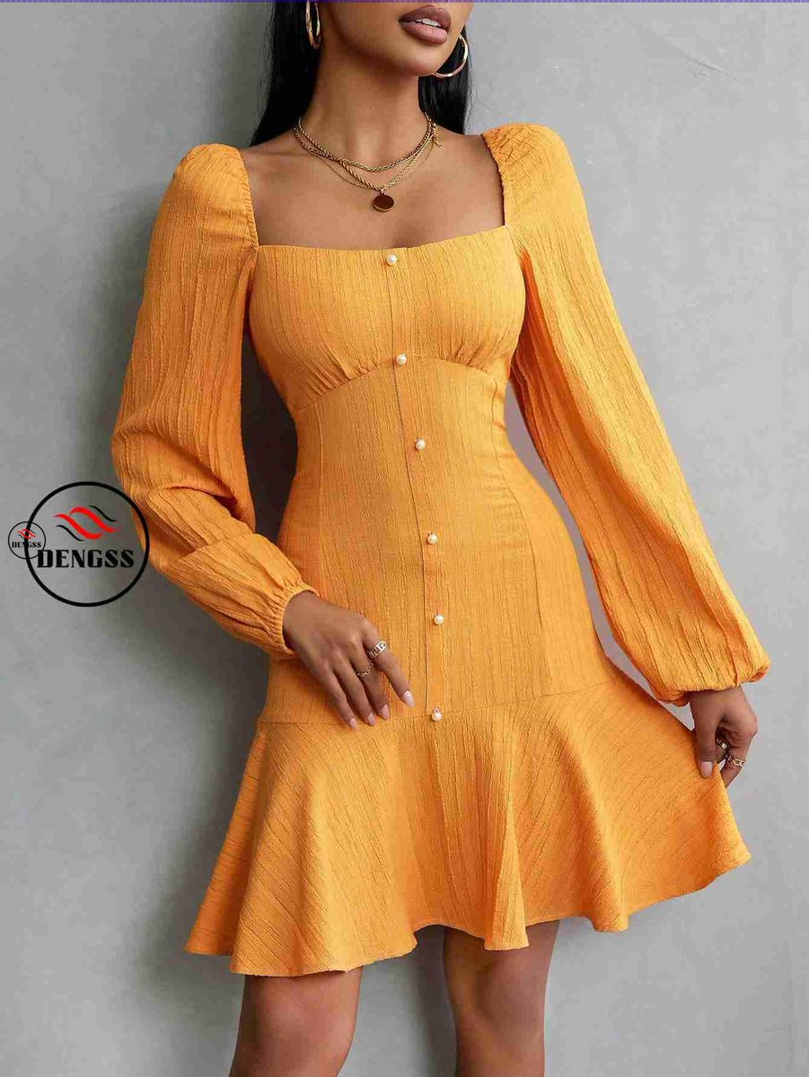 4oneDengak47's tweet photo. https://t.co/CfAVcjgnex #fashion #style #love #instagood #like #beautiful #follow #clothing #model #beauty #happy #cute #shoes #shop #DENGSSFASHION #DENGSSSHOES #DENGSSKIDS Color: OrangeStyle: Elegant, CasualPattern Type: PlainDetails: Ruffle Hem, Button FrontNeckline: ... https://t.co/zP7TeCy7bn