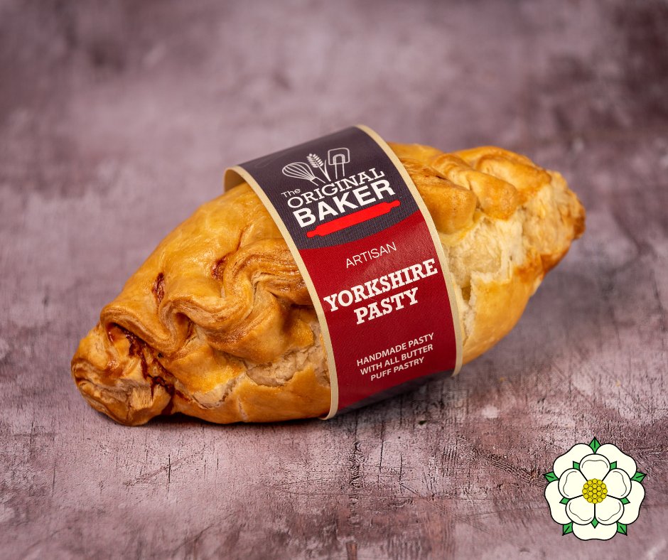 Don't forget to order our irresistible Yorkshire Pasties ready for #YorkshireDay on 1 August.

Made with the finest, locally-milled flour and filled with succulent beef, potato, swede, &amp; onion, they're packed with flavour in every bite.

theoriginalbaker.co.uk/pages/pasties

#yorkshire #pasty