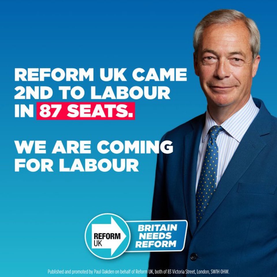 Lady_AmandaB's tweet image. #Britainneedsreform Labour are raising taxes, wasting money, &amp;amp; want more immigration

Recipe for getting poorer