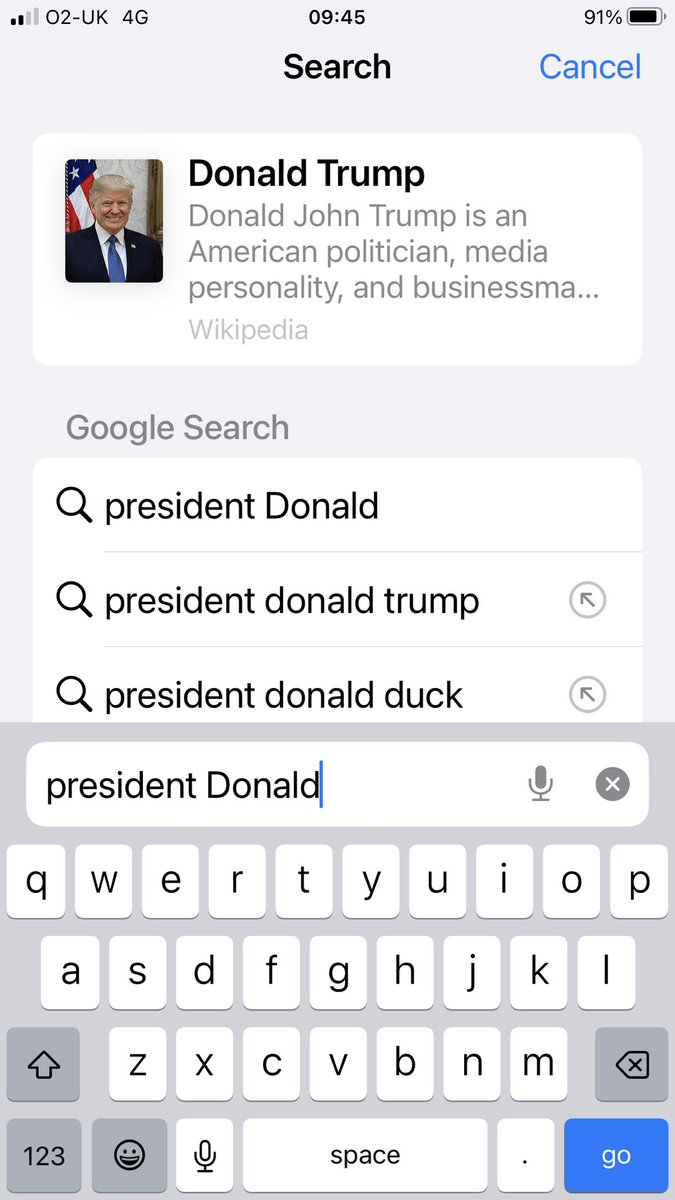 StevenRLevey's tweet photo. @elonmusk Safari = Do not … but equally believe that President Donald DUCK .. is almost as viable as an option! https://t.co/kn1ovz2L0u