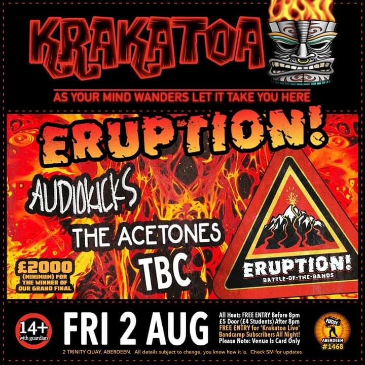 This Friday, <a href="/VolcanicTiki/">Krakatoa</a>