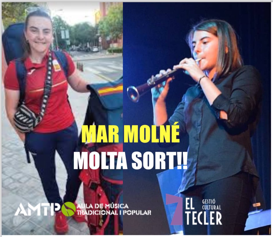 Demà la Mar Molné de segur q afinarà!
Molta sort!