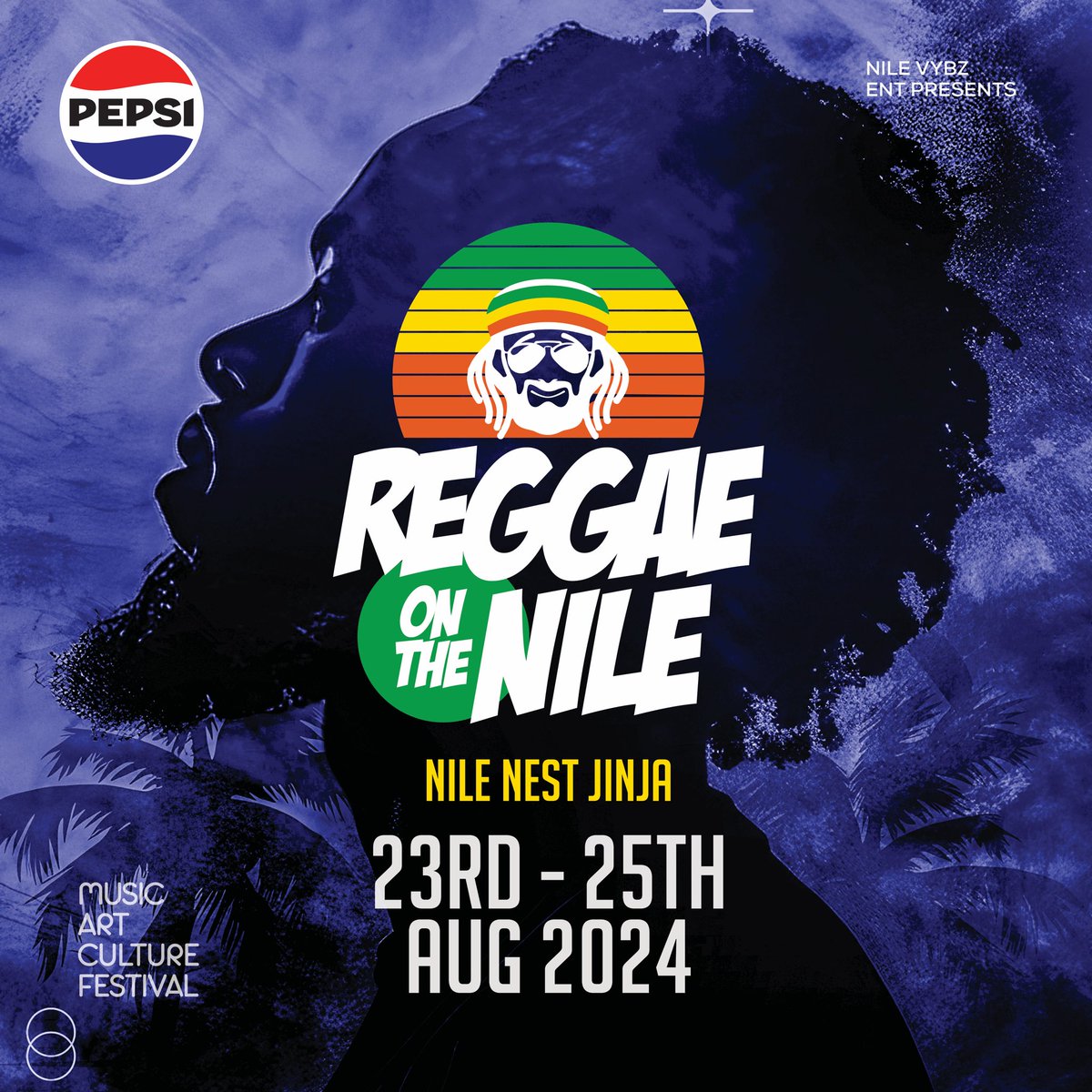Reggae_On_Nile's tweet photo. @pepsiuganda is proud to sponsor Reggae on the Nile 2024!

#PepsiNewLook #ThirstyForMore #ronfest24 #uganda🇺🇬 https://t.co/dfrPRUivyH