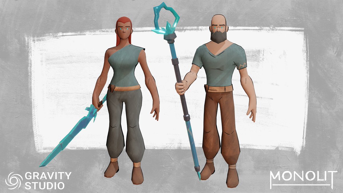 GravityStudio_'s tweet photo. The player characters from our indie game :D https://t.co/waAdHyl1LH