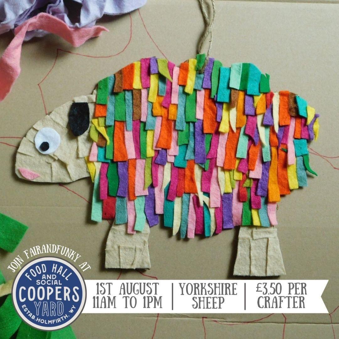 fairandfunky (@fair_funky) on Twitter photo SUMMER SCRAPtastic week two!
🦜31st July Parrot pen pot pals at <a href="/TolsonMuseum/">Tolson Museum</a> 11-1pm & 2-4pm.
🐏 1st Aug Sheep mobiles at Coopers Yard in Holmfirth 11-1pm.
Both cost £3.50 per crafter (CASH ONLY PLEASE!)
Full details on our recycling workshops here: fairandfunky.com/fair-and-funky… SUMMER SCRAPtastic week two!
🦜31st July Parrot pen pot pals at <a href="/TolsonMuseum/">Tolson Museum</a> 11-1pm & 2-4pm.
🐏 1st Aug Sheep mobiles at Coopers Yard in Holmfirth 11-1pm.
Both cost £3.50 per crafter (CASH ONLY PLEASE!)
Full details on our recycling workshops here: fairandfunky.com/fair-and-funky…