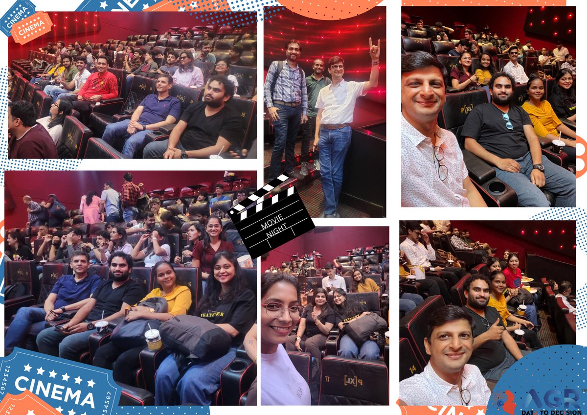 AgrKnowledge's tweet photo. From deadlines to movie lines: Office group night just got a whole lot more reel!
🎬🍿#OfficeMovieNight #TeamBonding #ScreenBreak #WorkHardWatchHard #MovieMagic #ColleagueFun #CinemaVibes #AfterHoursChill #WorkFamily #FilmFrenzy#AGRFamily#AvalonGroup! https://t.co/VhDNabwTGR