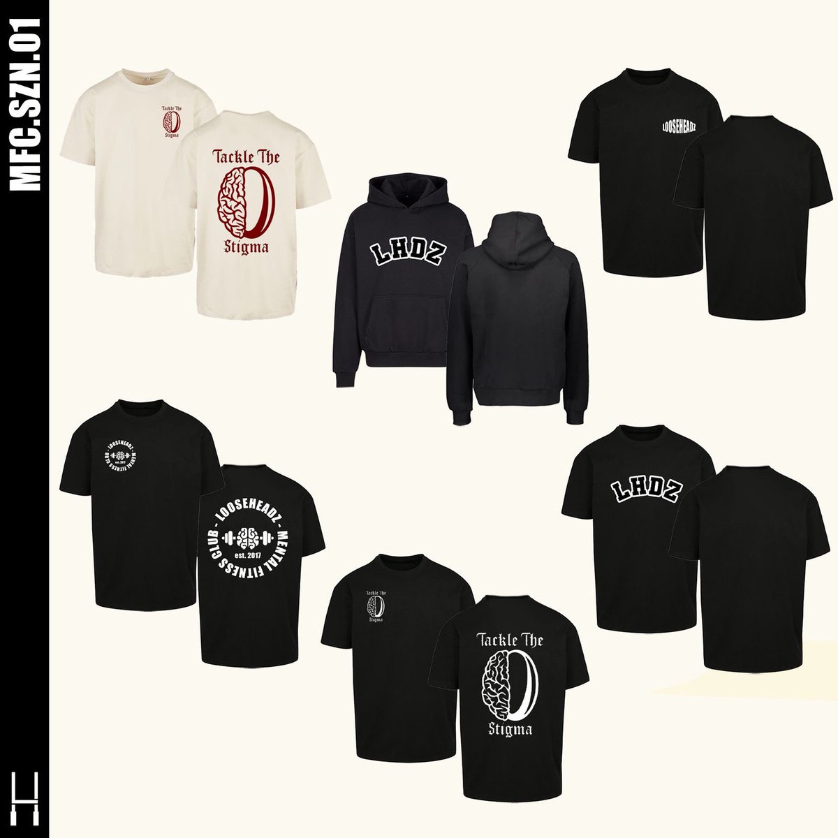 𝗠𝗲𝗻𝘁𝗮𝗹 𝗙𝗶𝘁𝗻𝗲𝘀𝘀 𝗖𝗹𝘂𝗯 🖤🤍

The range that celebrates 7 years of LooseHeadz is still available for another month ⏳

Get yours now and join our mental fitness club 🫶

#TackleTheStigma 🗣️