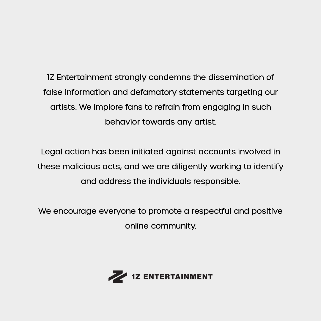 1Z ENTERTAINMENT tweet media