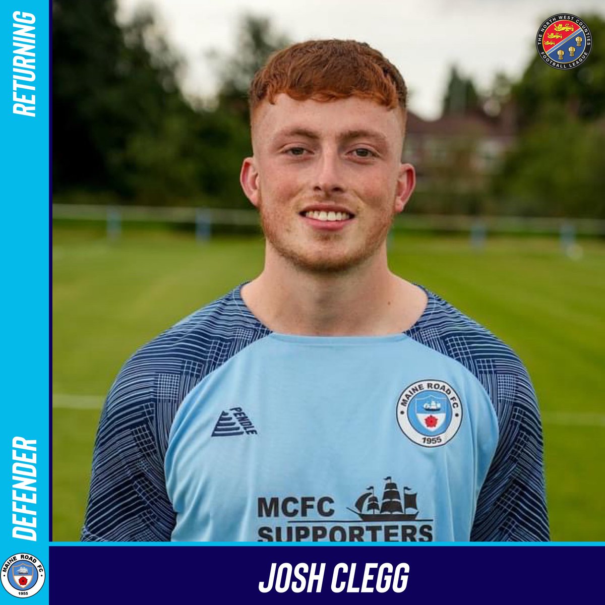 RETURNING 🔵⚪️

👕 Josh Clegg
✖️<a href="/joshclegg1/">josh clegg</a> 
⚽️ Defender
📊 65 appearances, 5 goals

#UpTheRoad