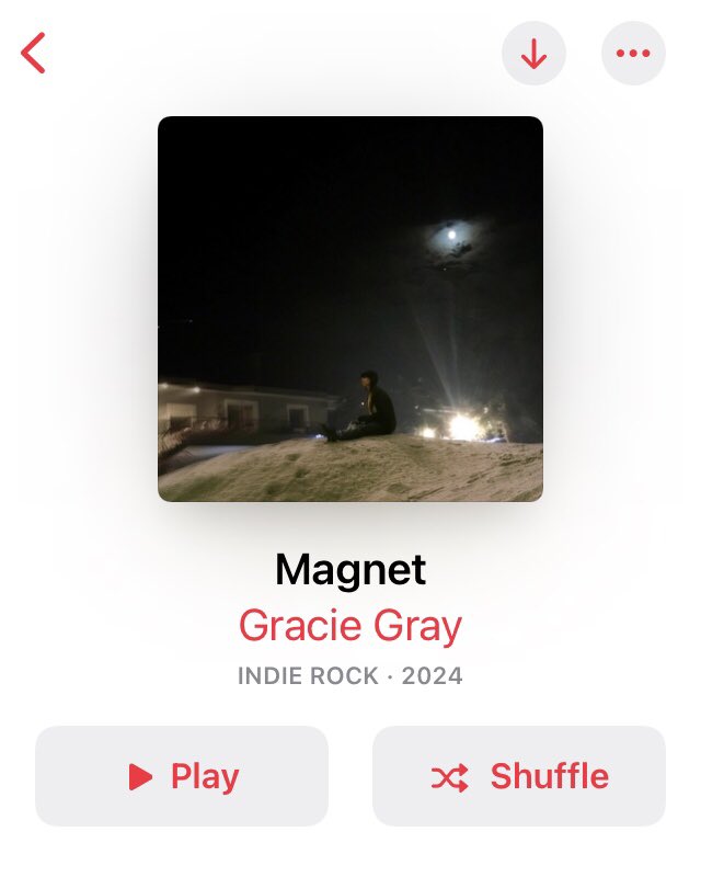 【本日のアルバム💿】
出勤BGM：CASTLEBEAT “Stereo”
退勤BGM：Gracie Gray “Magnet”

朝のdream pop
夕方のindie folk
