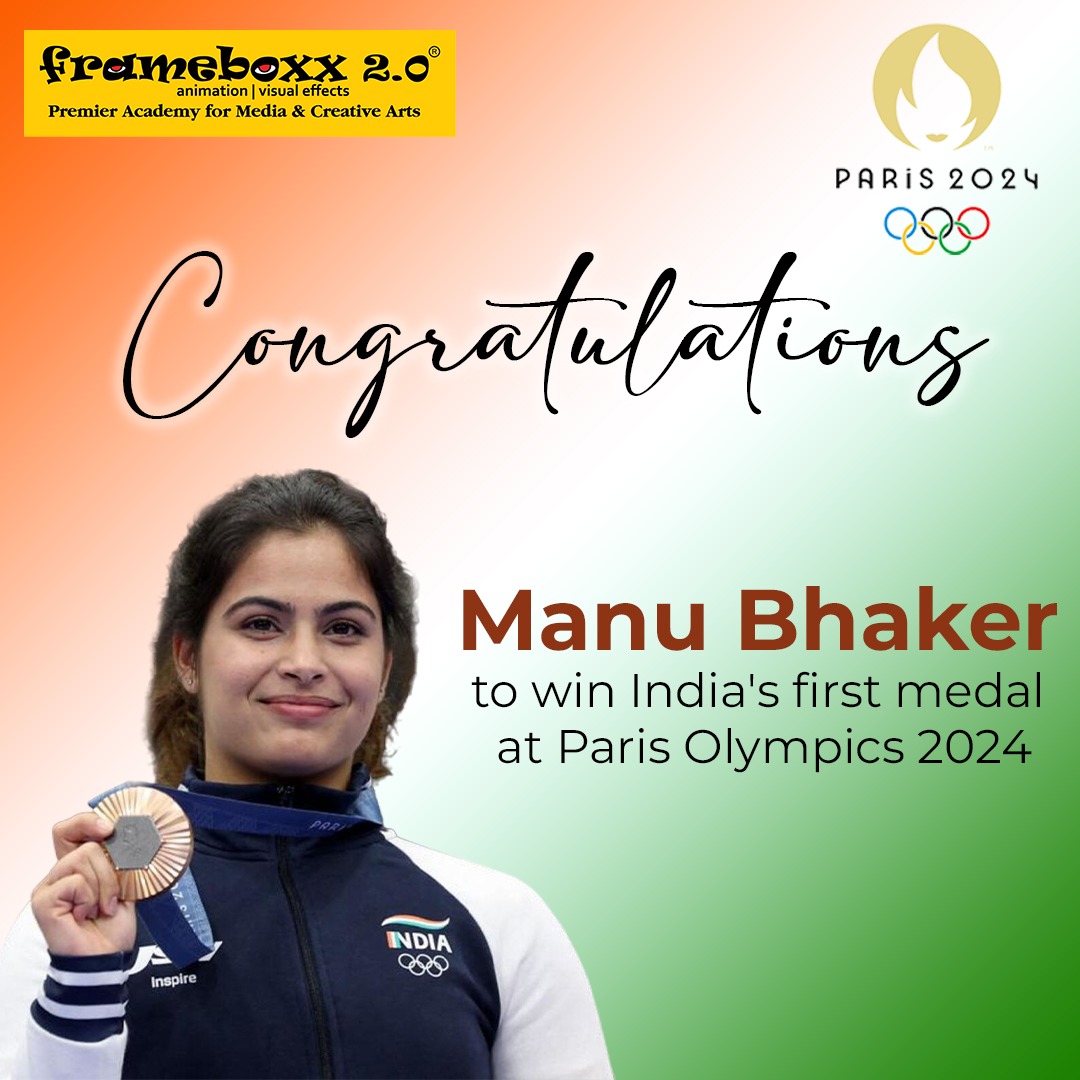 Congratulations to Manu Bhaker on winning India's first medal at the Paris Olympics 2024! 🏅🎉

#paris2024 #manubhaker #teamindia #olympics #indiaatolympics #proudmoment #medalwin #frameboxx #sports #inspiration