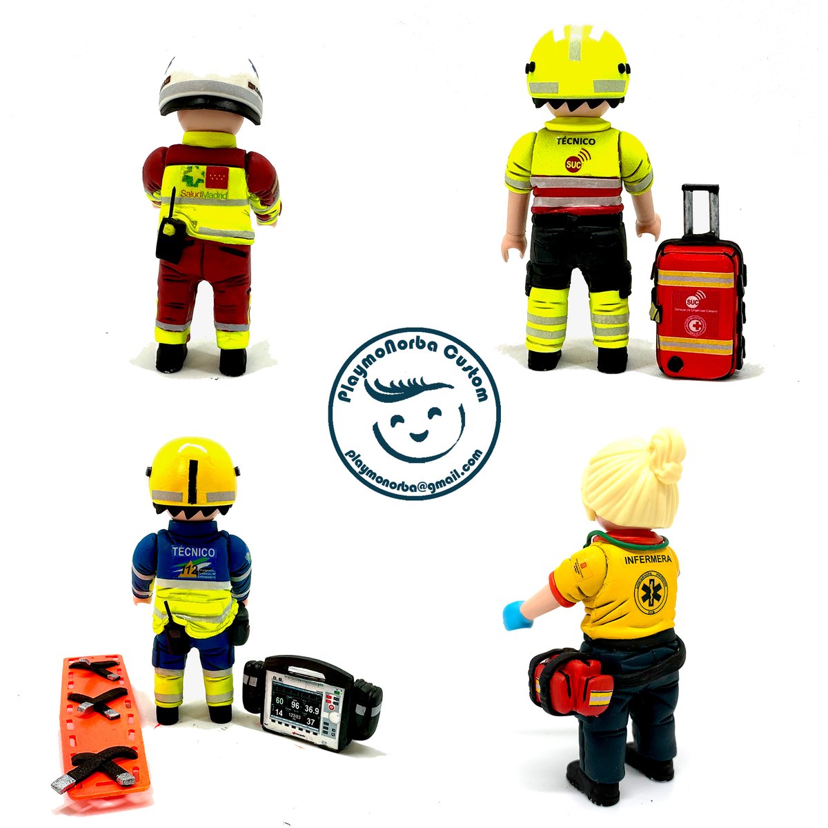 playmonorba's tweet photo. Hoy una selección de profesionales de la Salud de Madrid, Canarias, Extremadura y Cataluña. ¿Cuál te gusta más?
#playmonorba #playmocustom #playmobilcustom #hechoamano #handmade #salud https://t.co/Qy8dsWyLOS